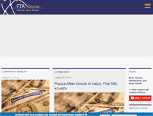 Tablet Screenshot of ftaonline.com